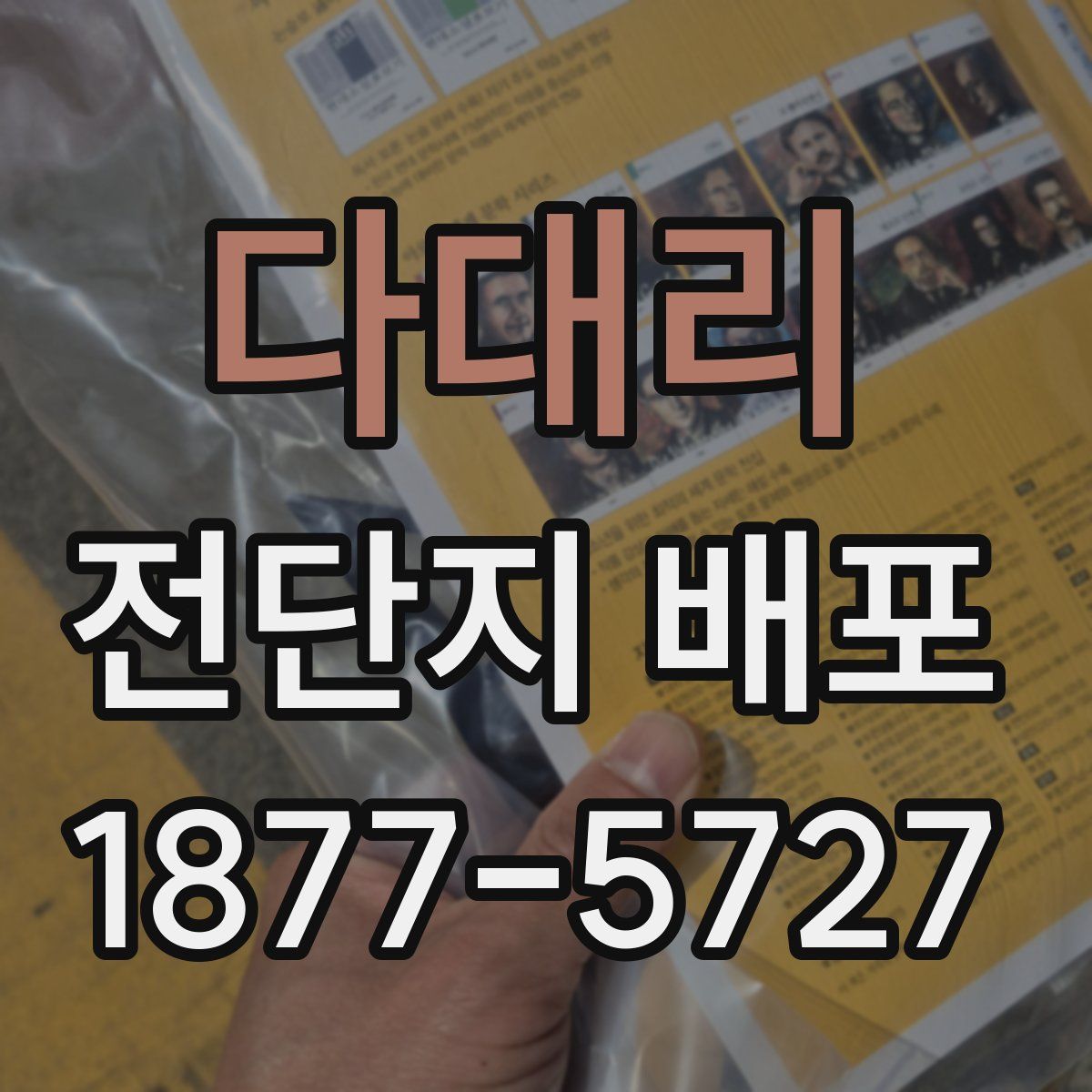 다대리 전단지 배포