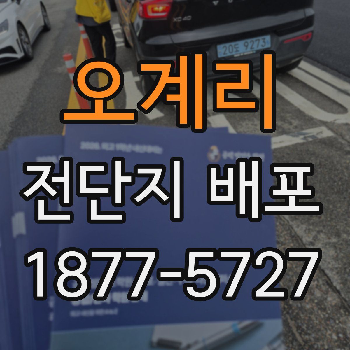 오계리 전단지 배포