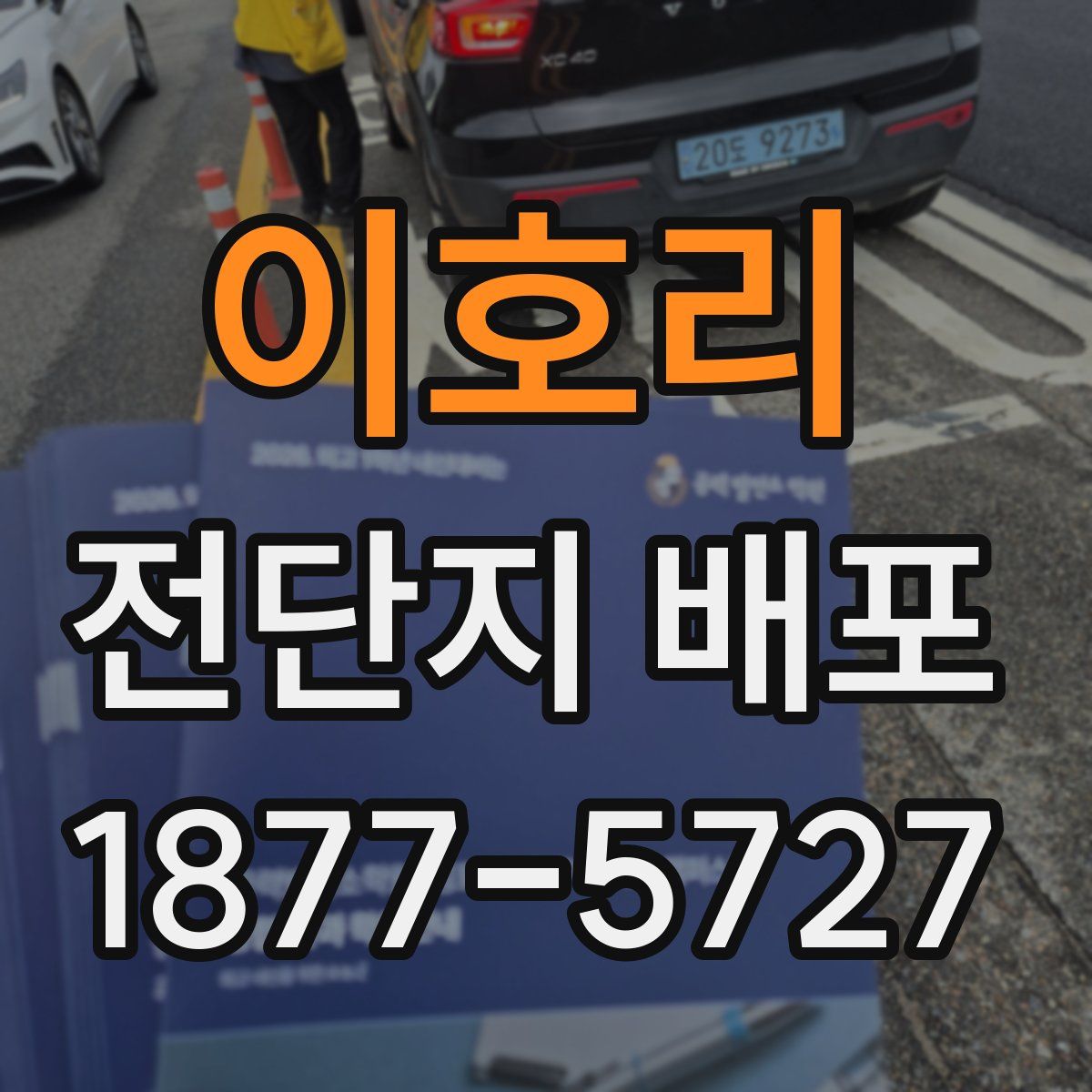 이호리 전단지 배포