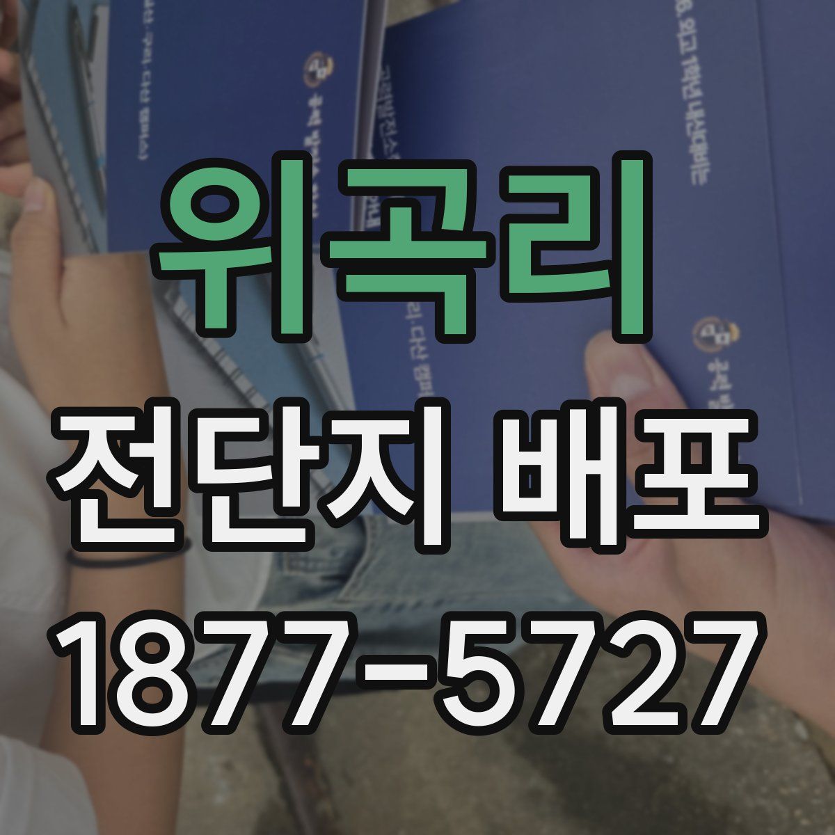위곡리 전단지 배포