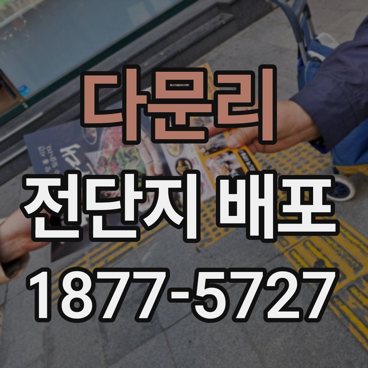 다문리 전단지 배포