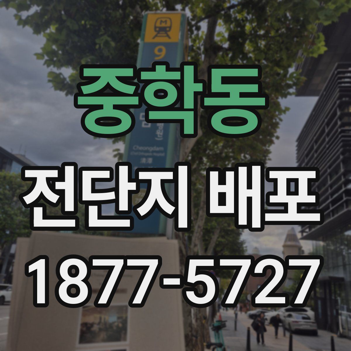 중학동 전단지 배포