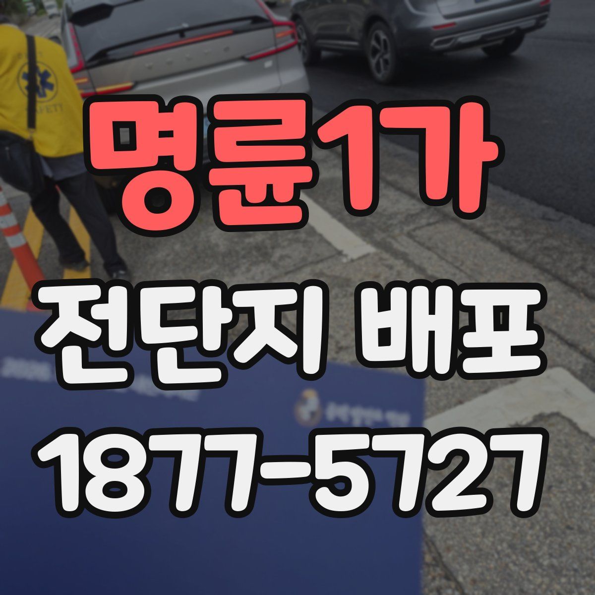 명륜1가 전단지 배포
