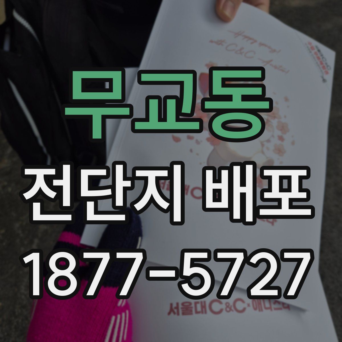 무교동 전단지 배포