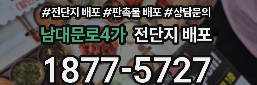 남대문로4가 전단지 배포