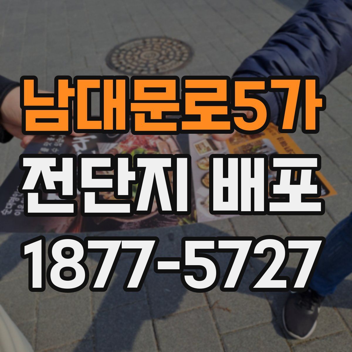 남대문로5가 전단지 배포