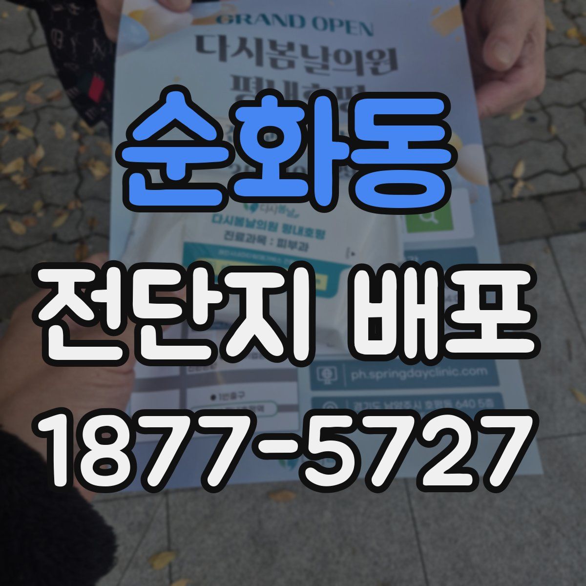 순화동 전단지 배포