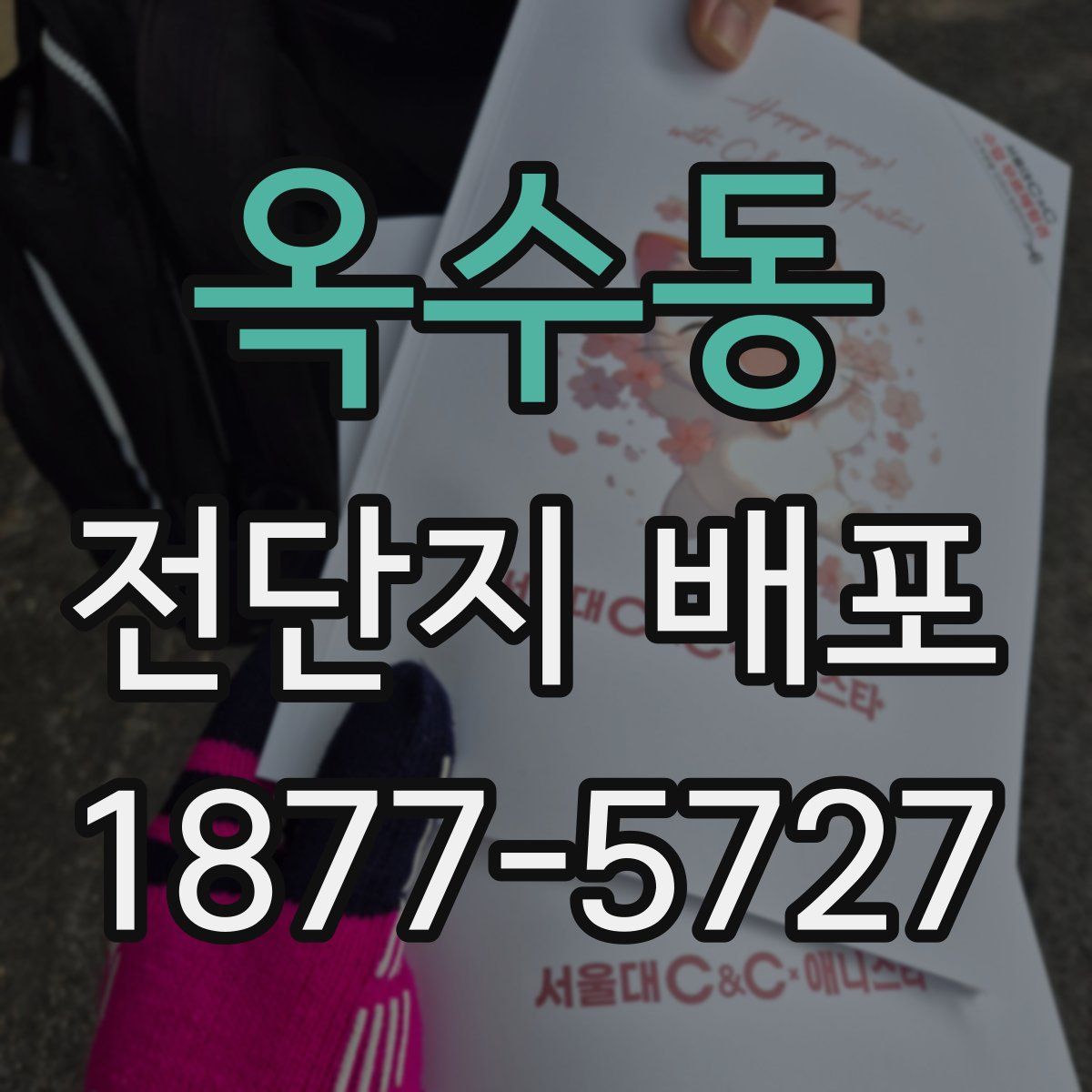 옥수동 전단지 배포