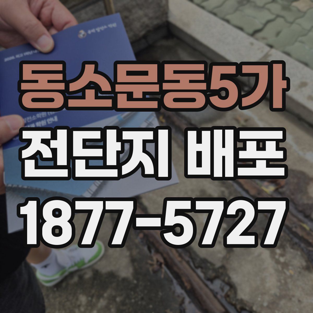 동소문동5가 전단지 배포