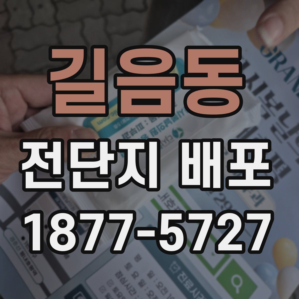 길음동 전단지 배포