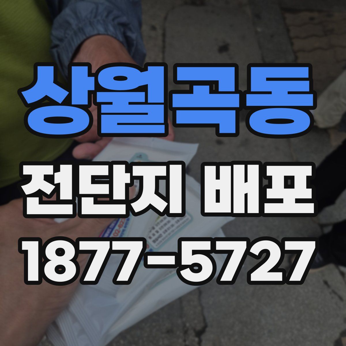 상월곡동 전단지 배포