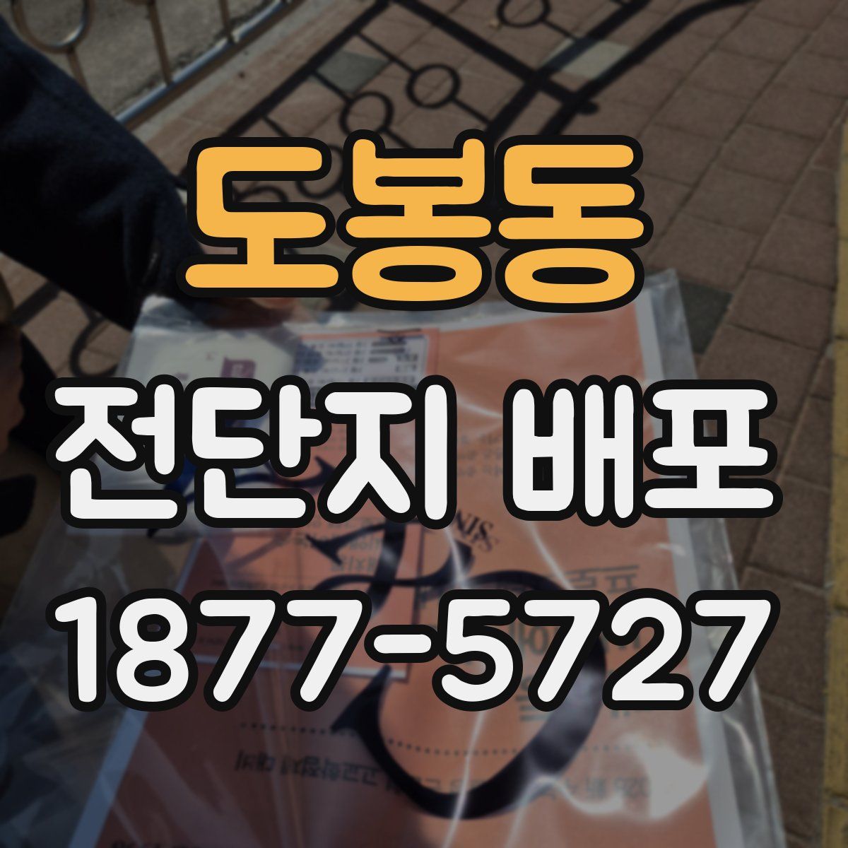 도봉동 전단지 배포