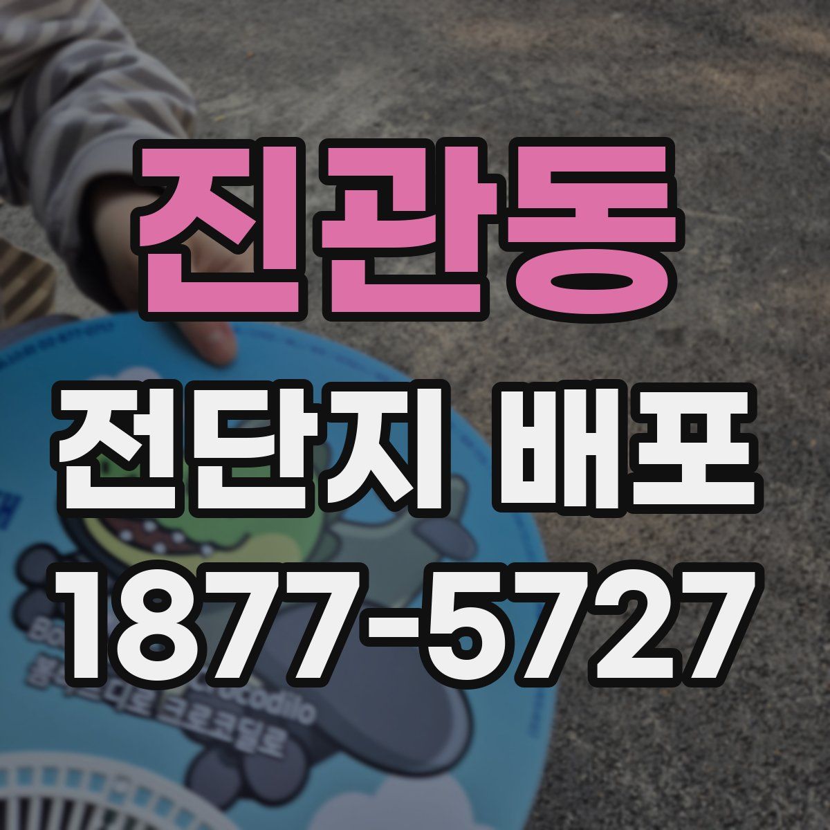 진관동 전단지 배포