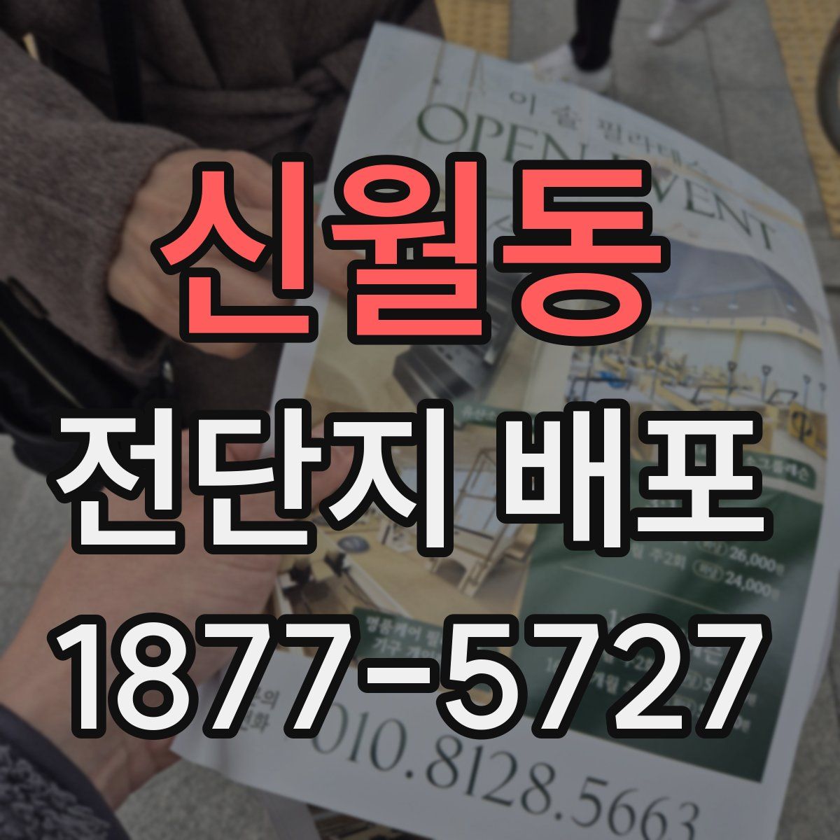 신월동 전단지 배포