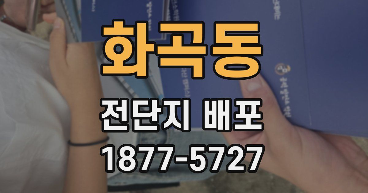 화곡동 전단지 배포