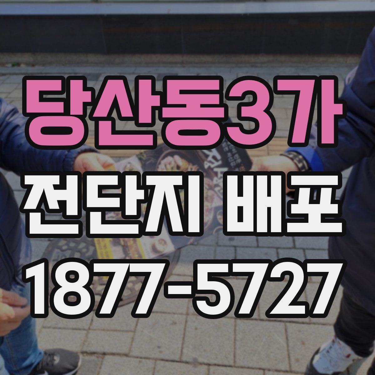 당산동3가 전단지 배포