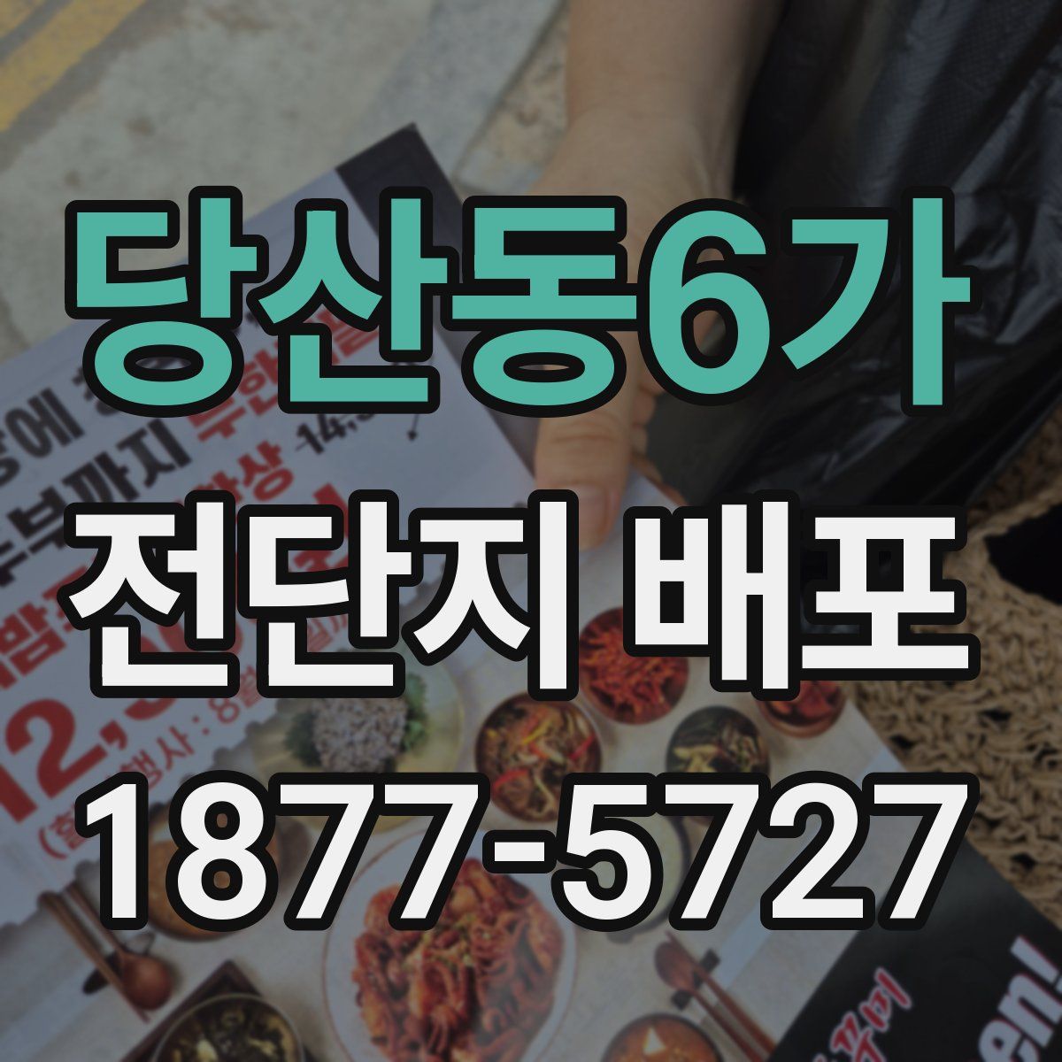 당산동6가 전단지 배포