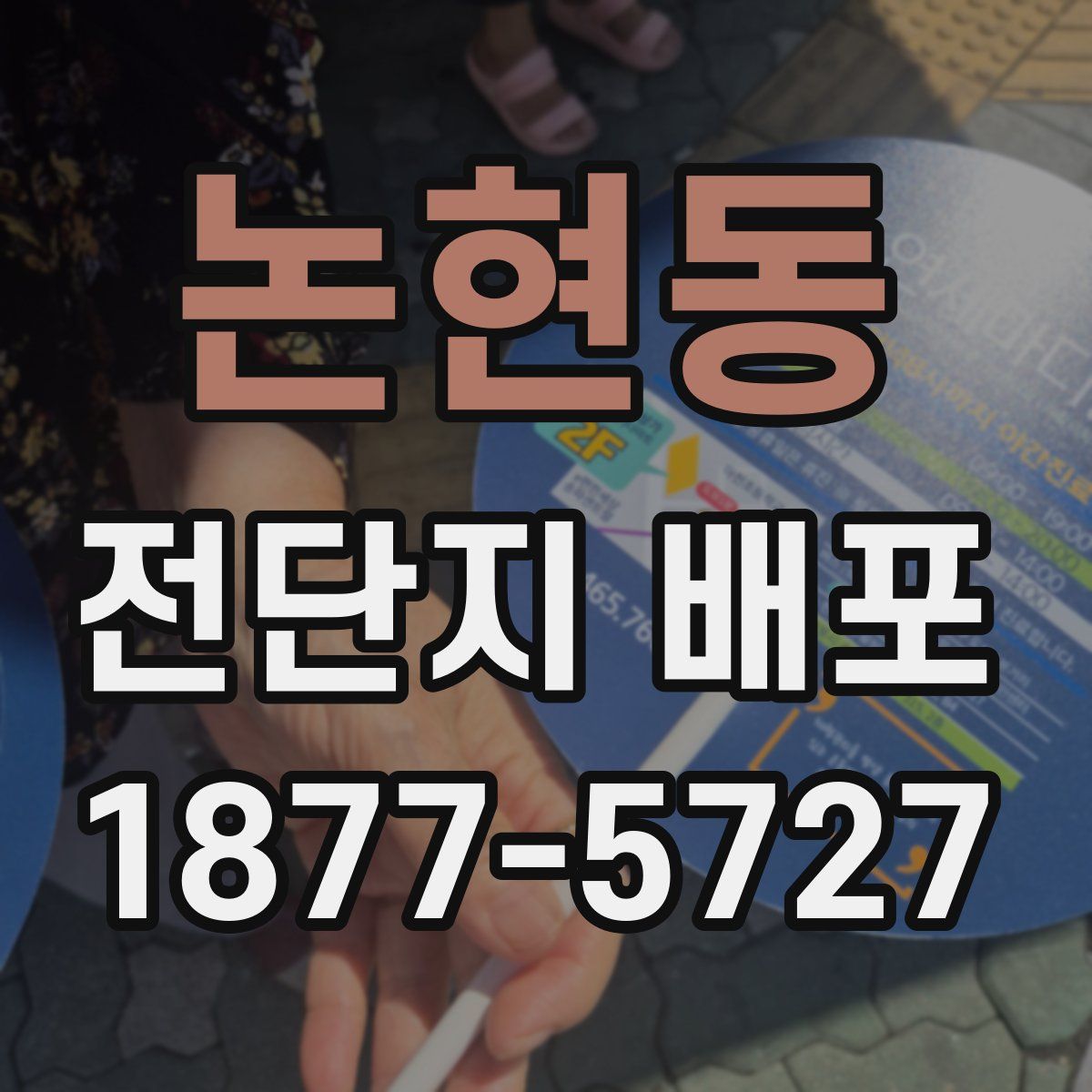 논현동 전단지 배포