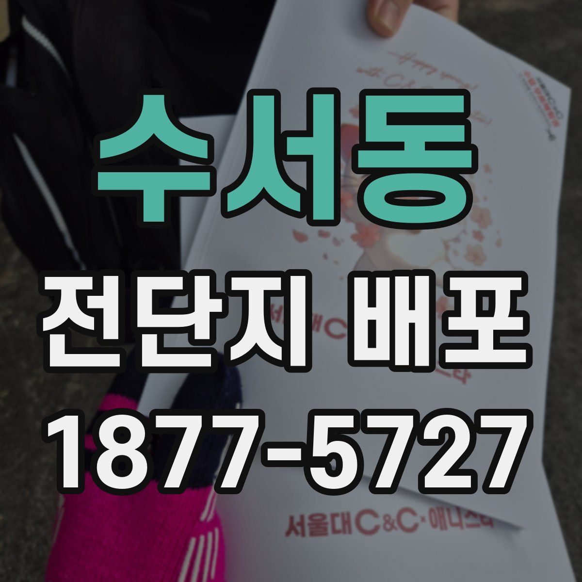 수서동 전단지 배포