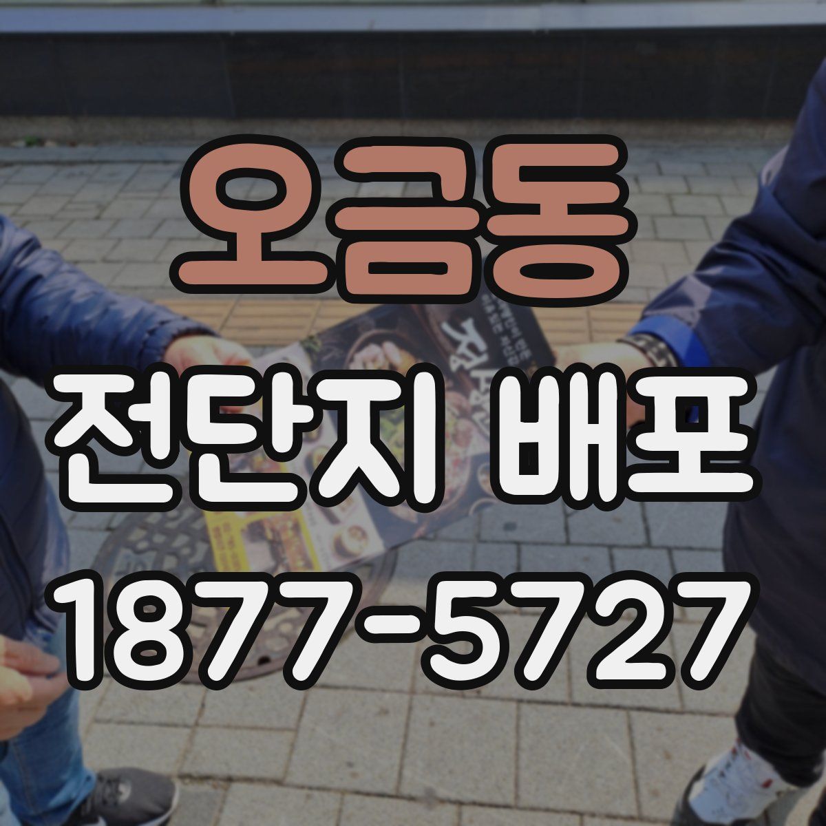 오금동 전단지 배포