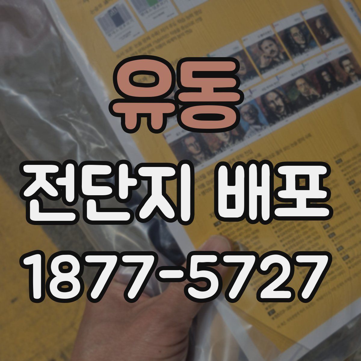 유동 전단지 배포