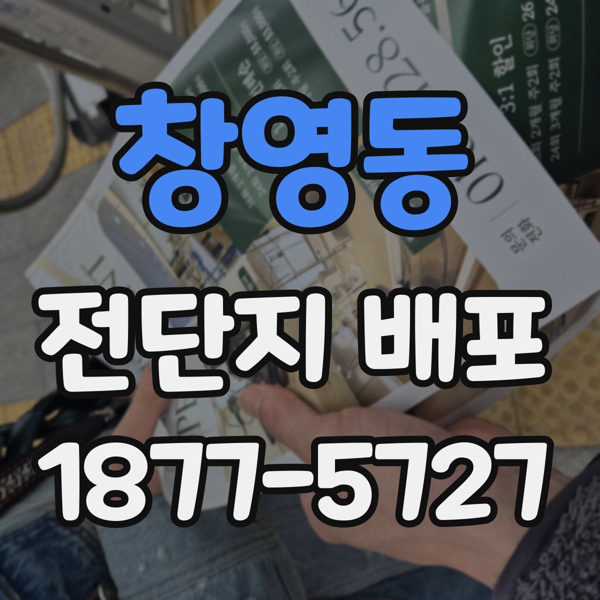 창영동 전단지 배포