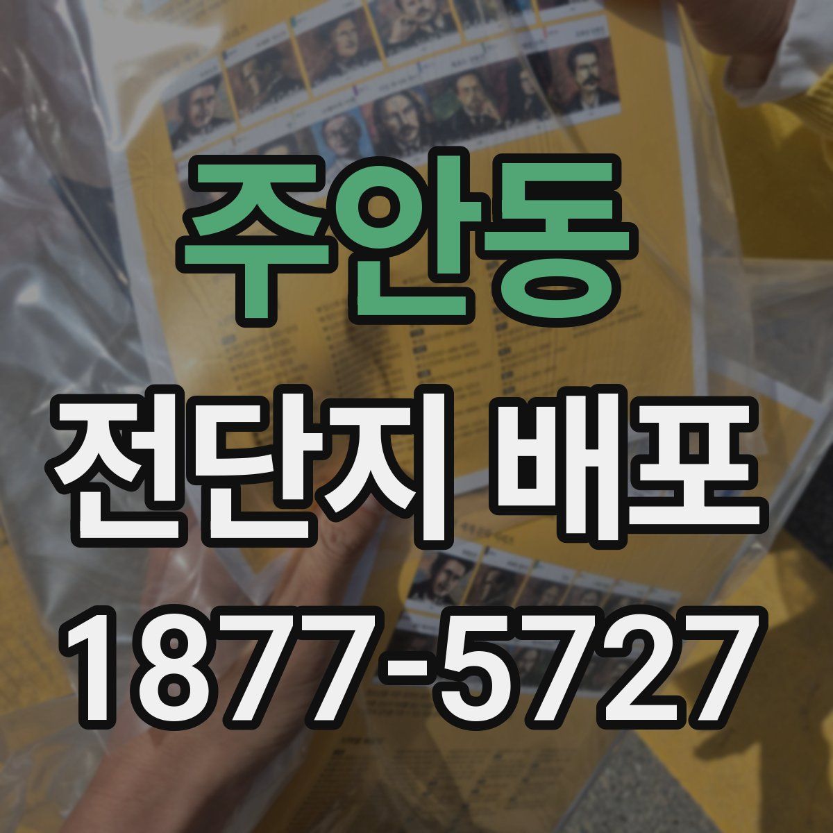 주안동 전단지 배포