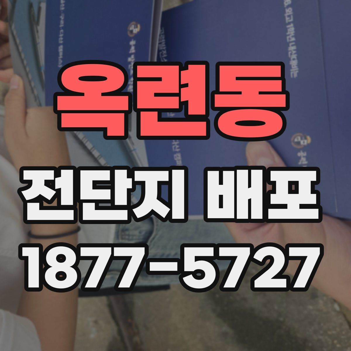 옥련동 전단지 배포