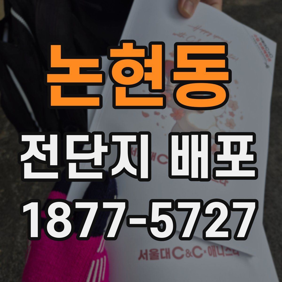 논현동 전단지 배포