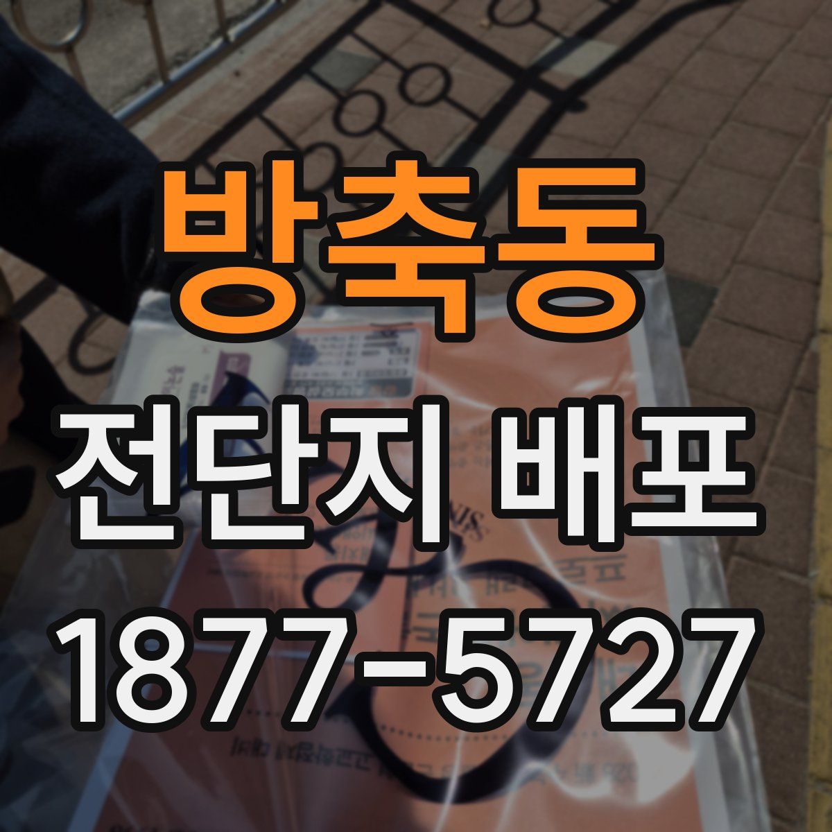 방축동 전단지 배포