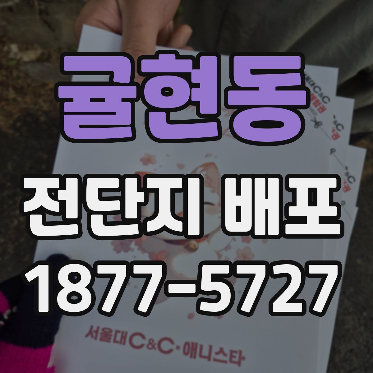 귤현동 전단지 배포