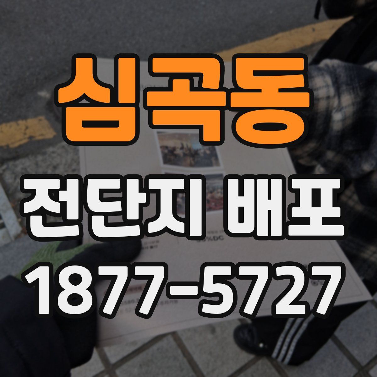 심곡동 전단지 배포