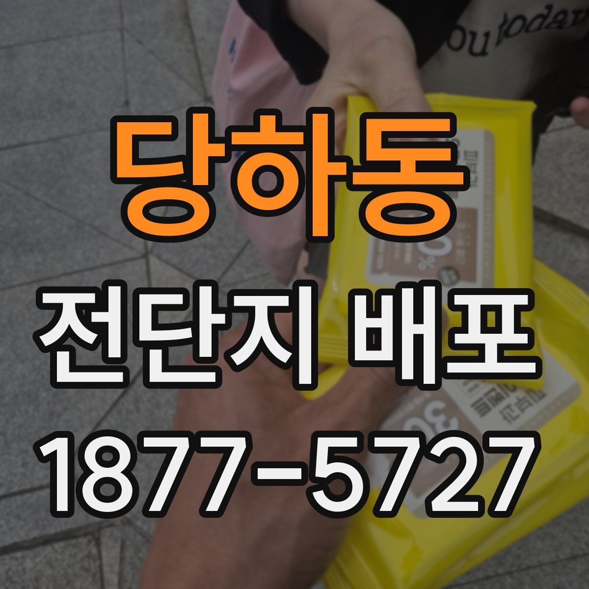 당하동 전단지 배포