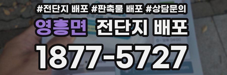 영흥면 전단지 배포