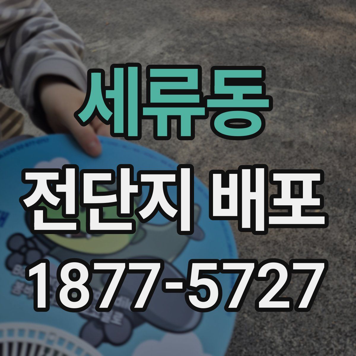 세류동 전단지 배포