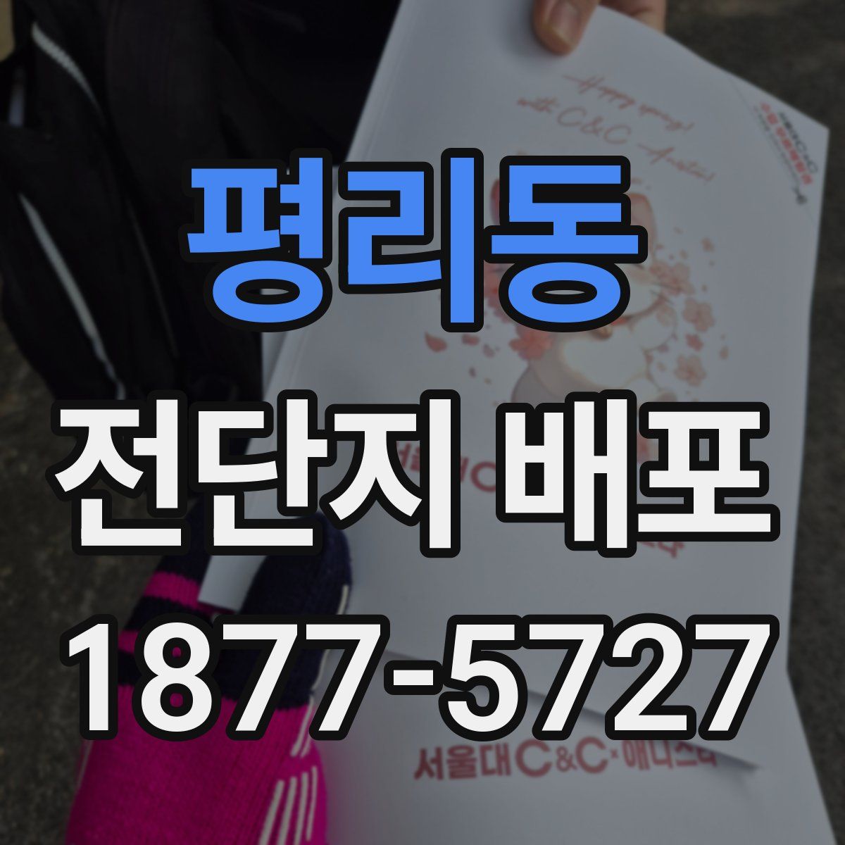 평리동 전단지 배포