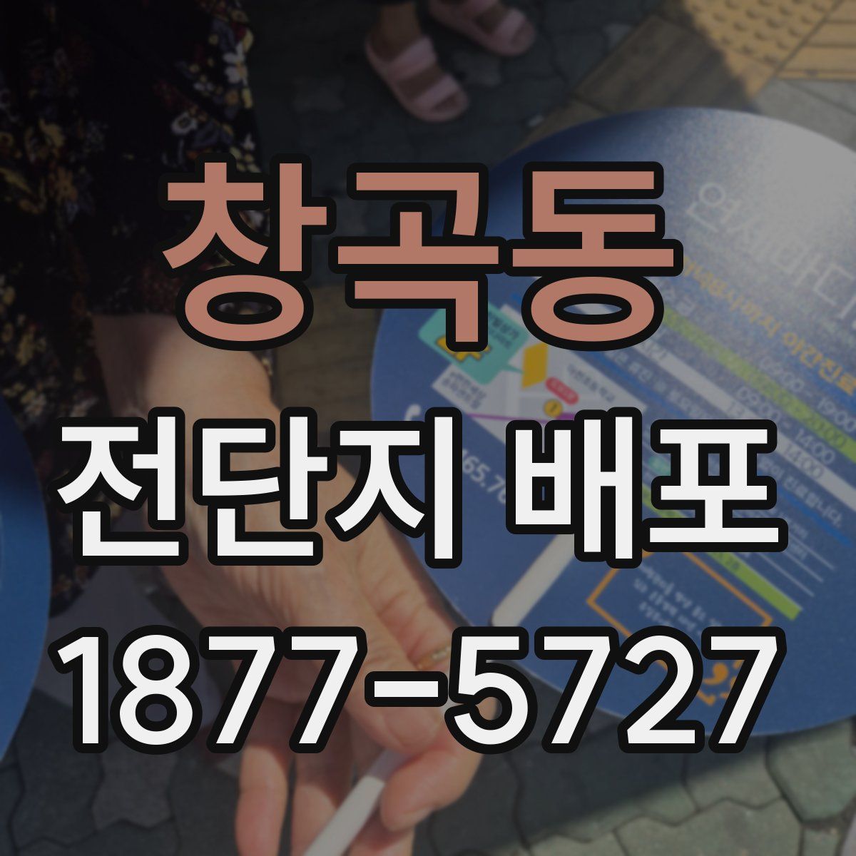 창곡동 전단지 배포