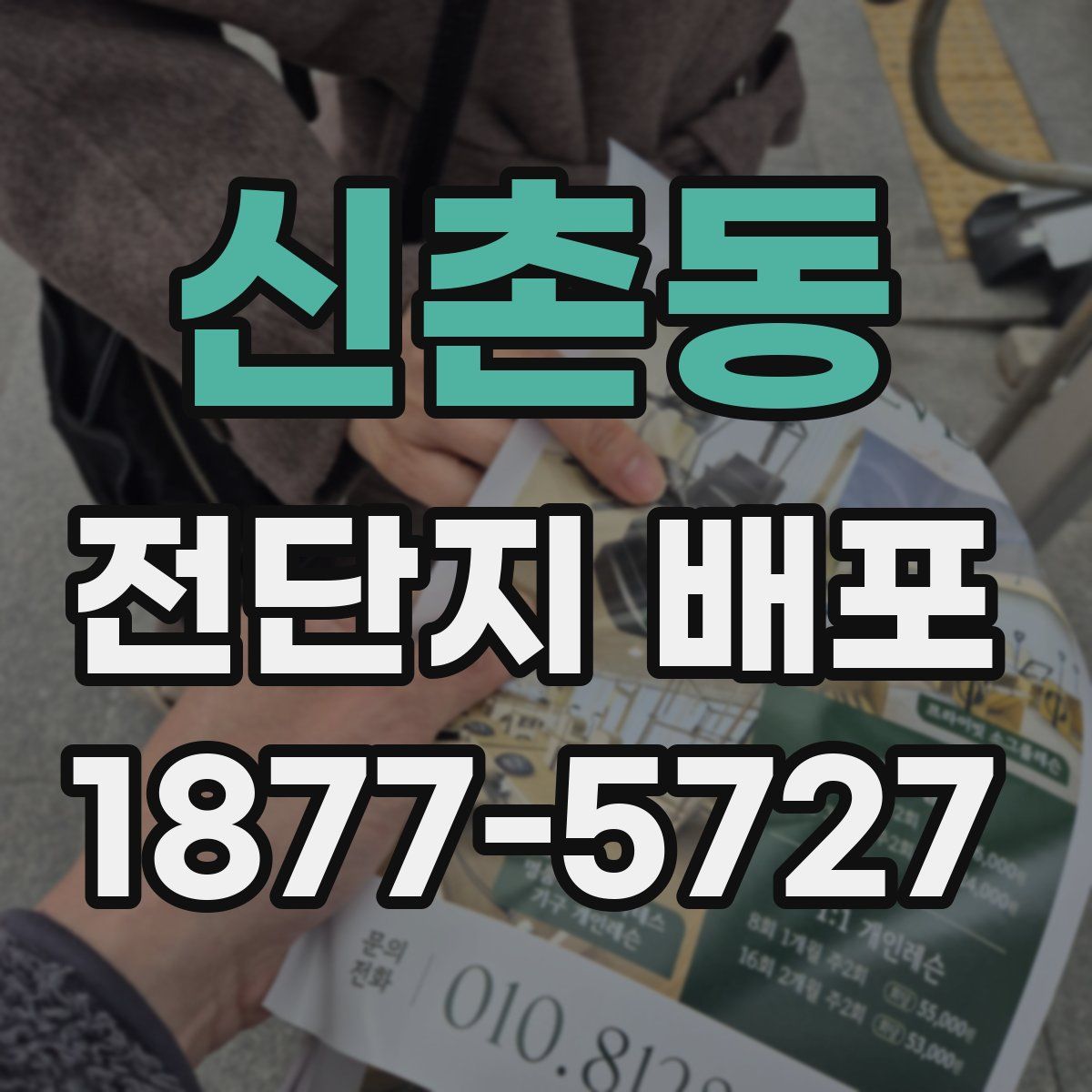 신촌동 전단지 배포