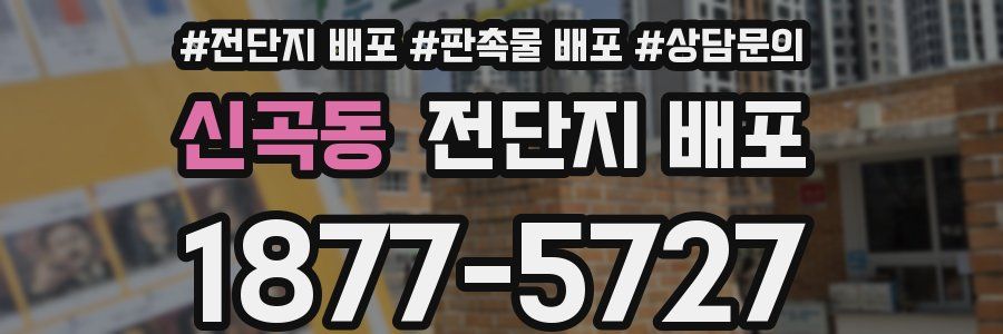 신곡동 전단지 배포