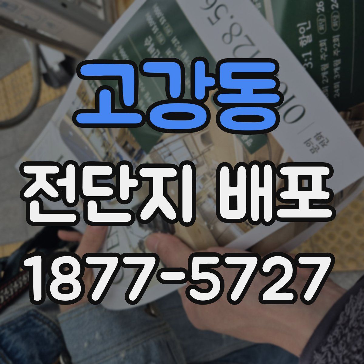 고강동 전단지 배포