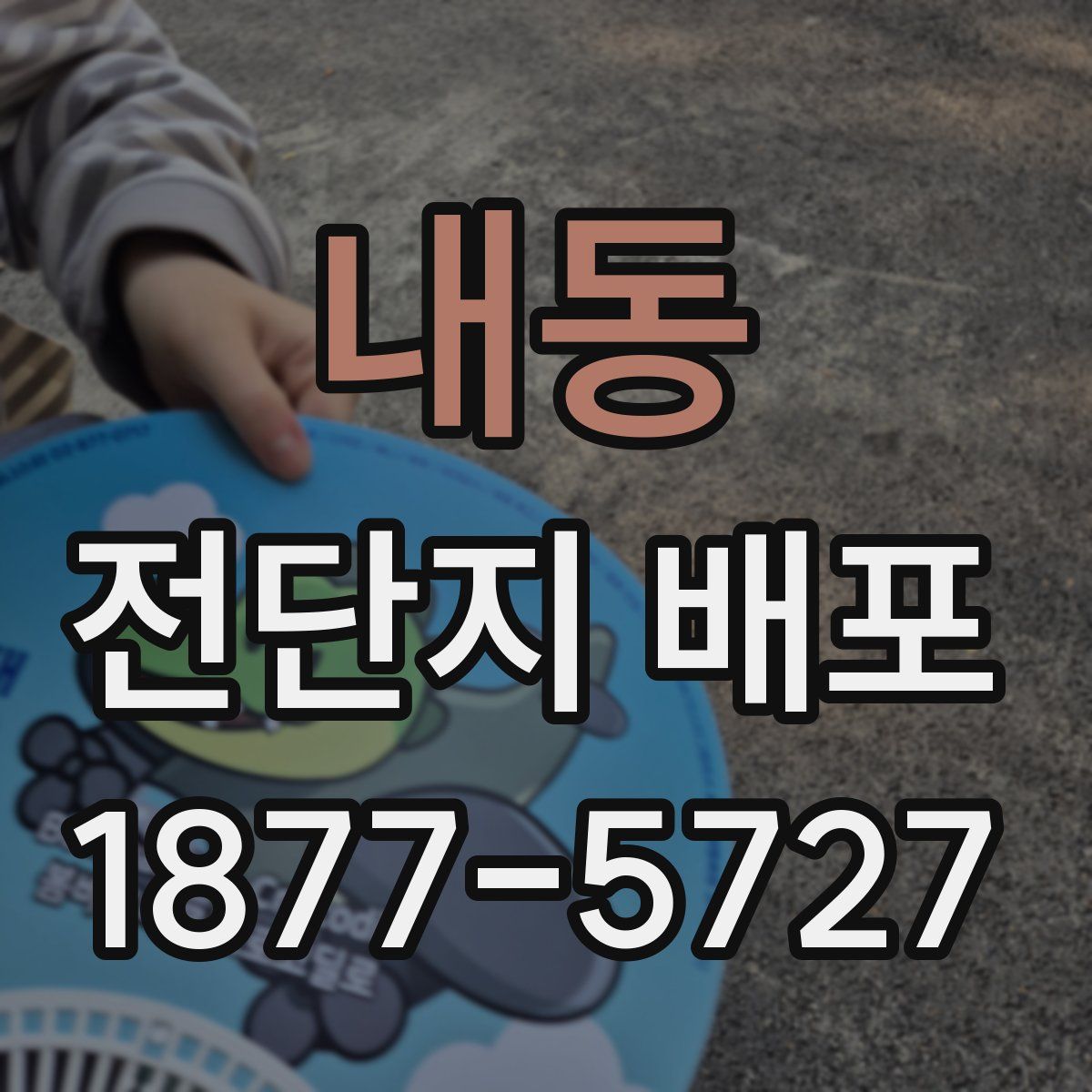 내동 전단지 배포