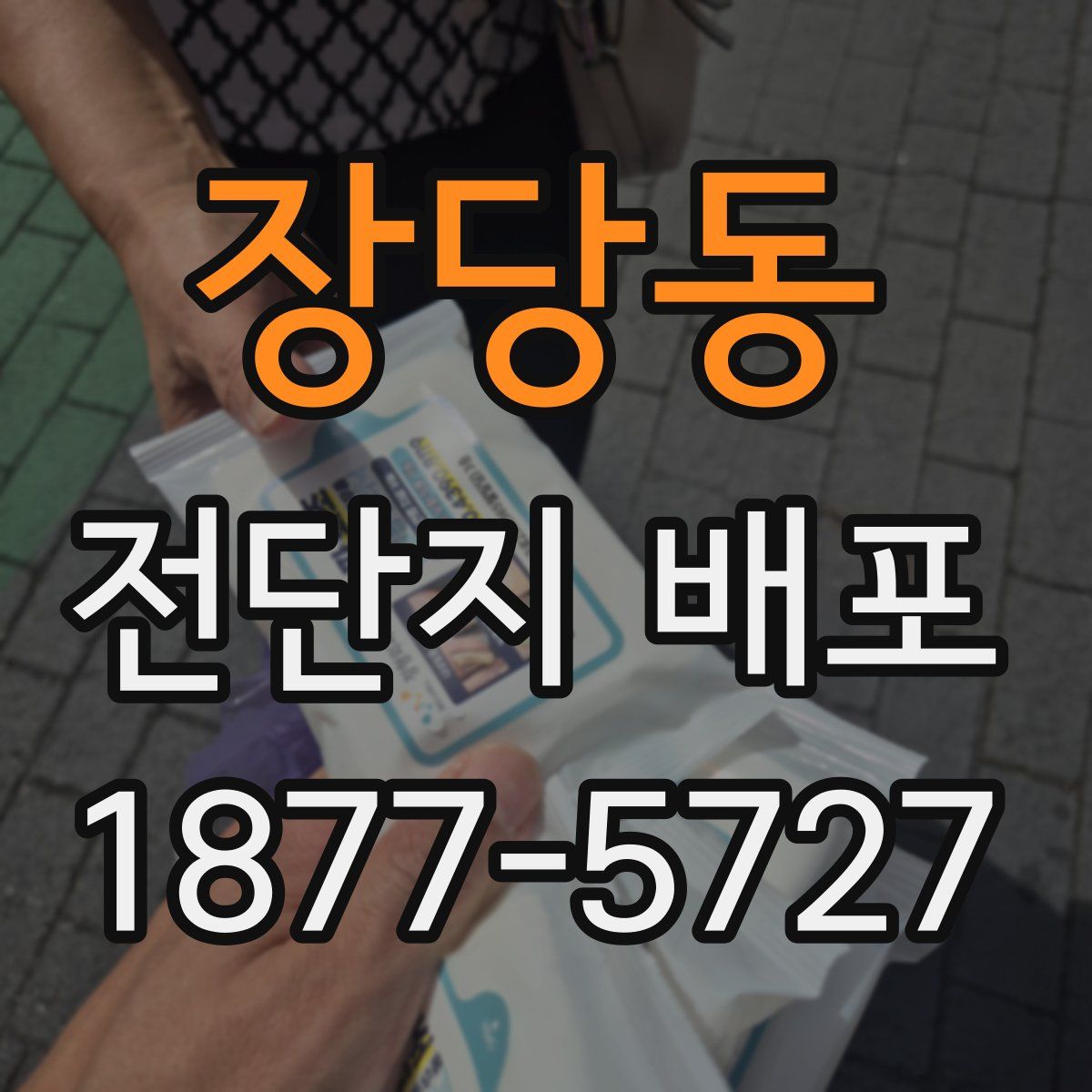 장당동 전단지 배포