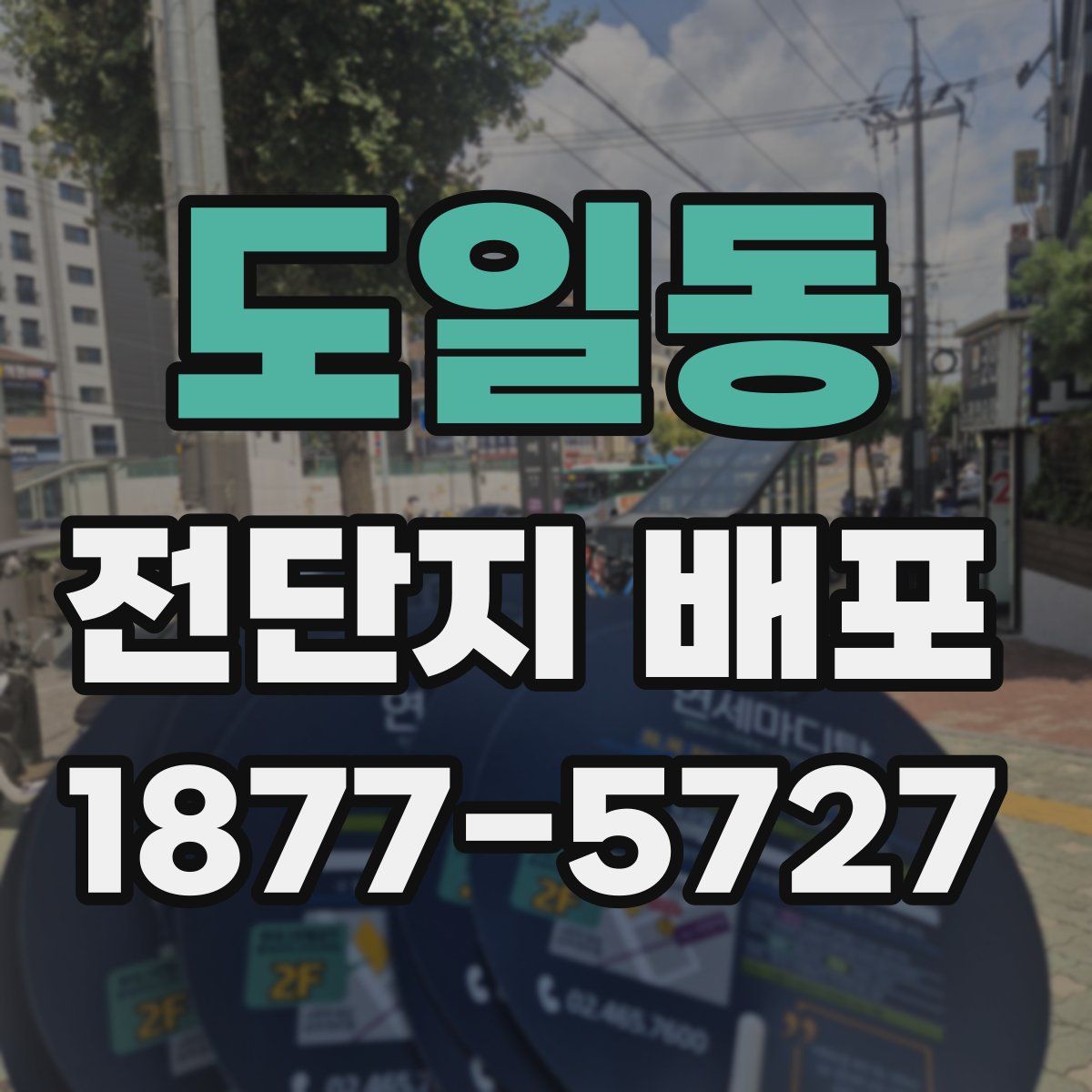도일동 전단지 배포