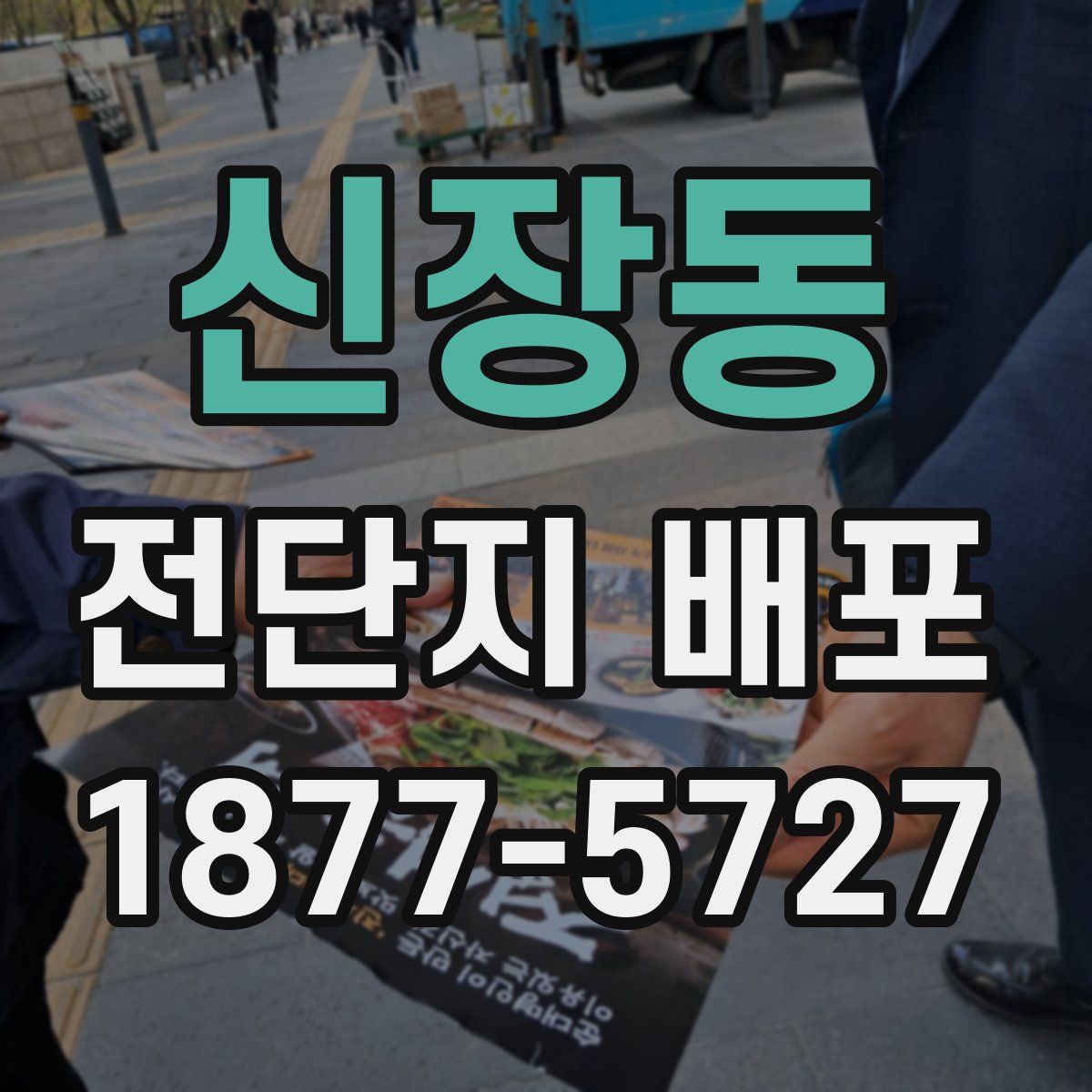 신장동 전단지 배포