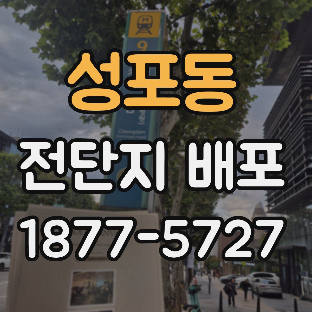 성포동 전단지 배포