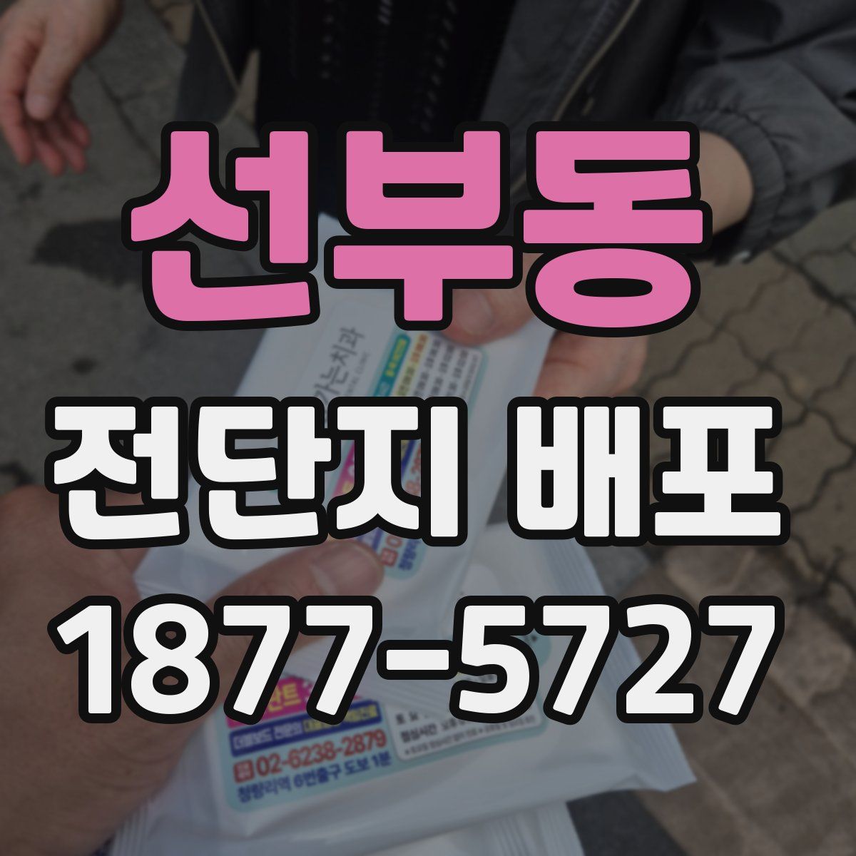 선부동 전단지 배포