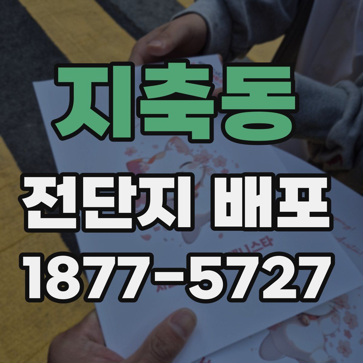 지축동 전단지 배포