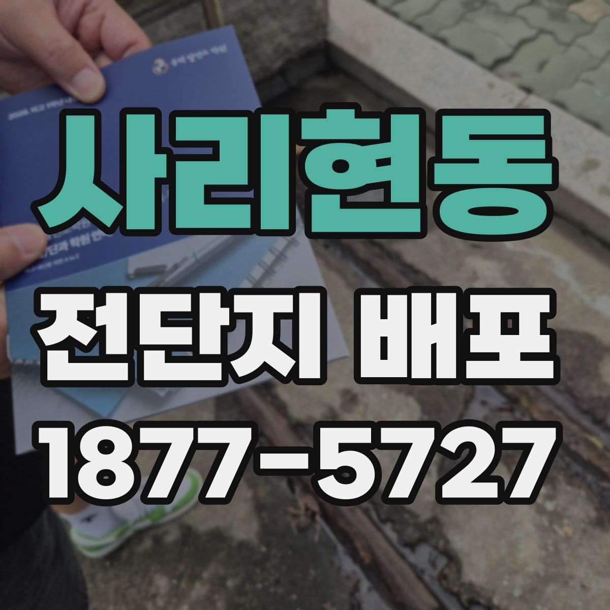 사리현동 전단지 배포
