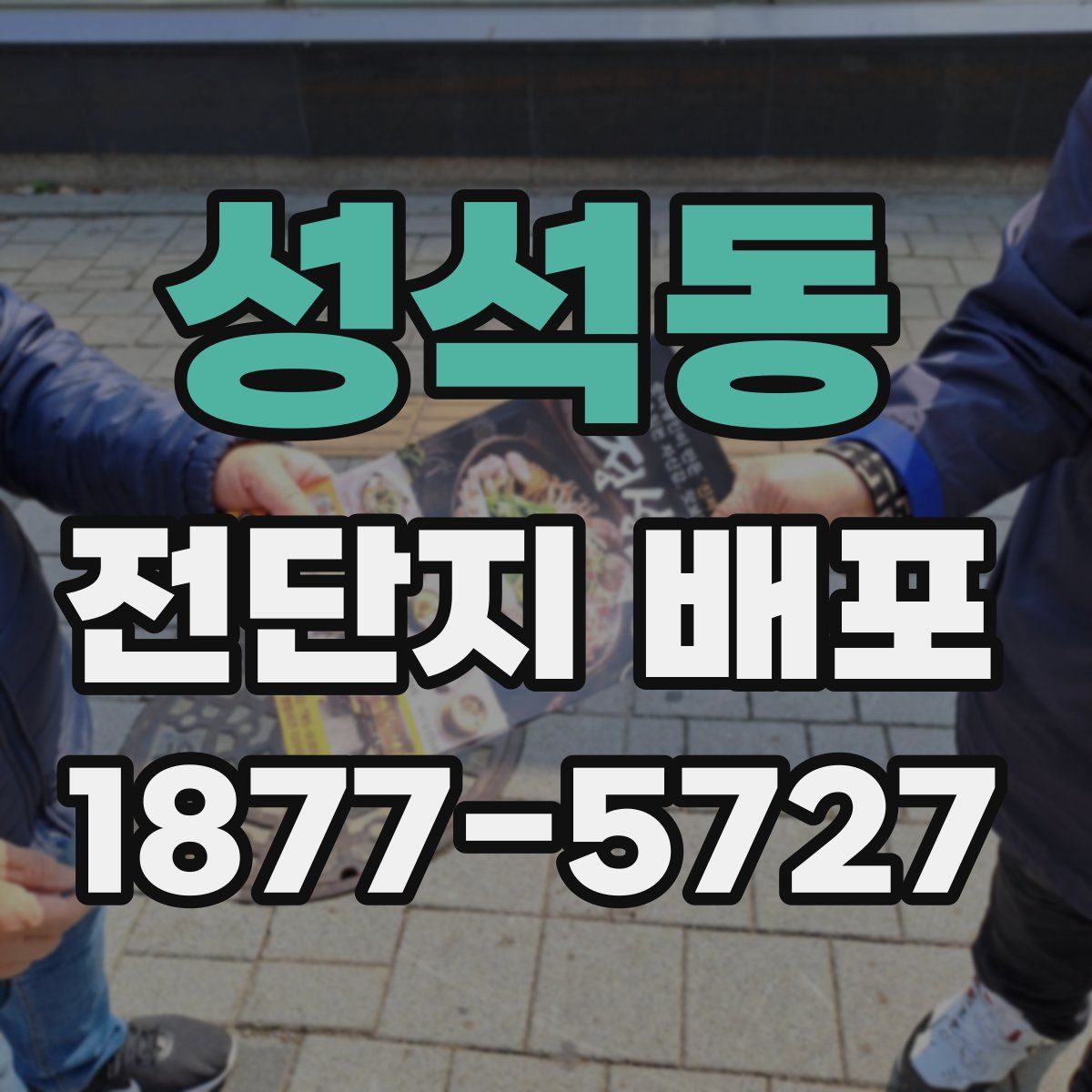 성석동 전단지 배포