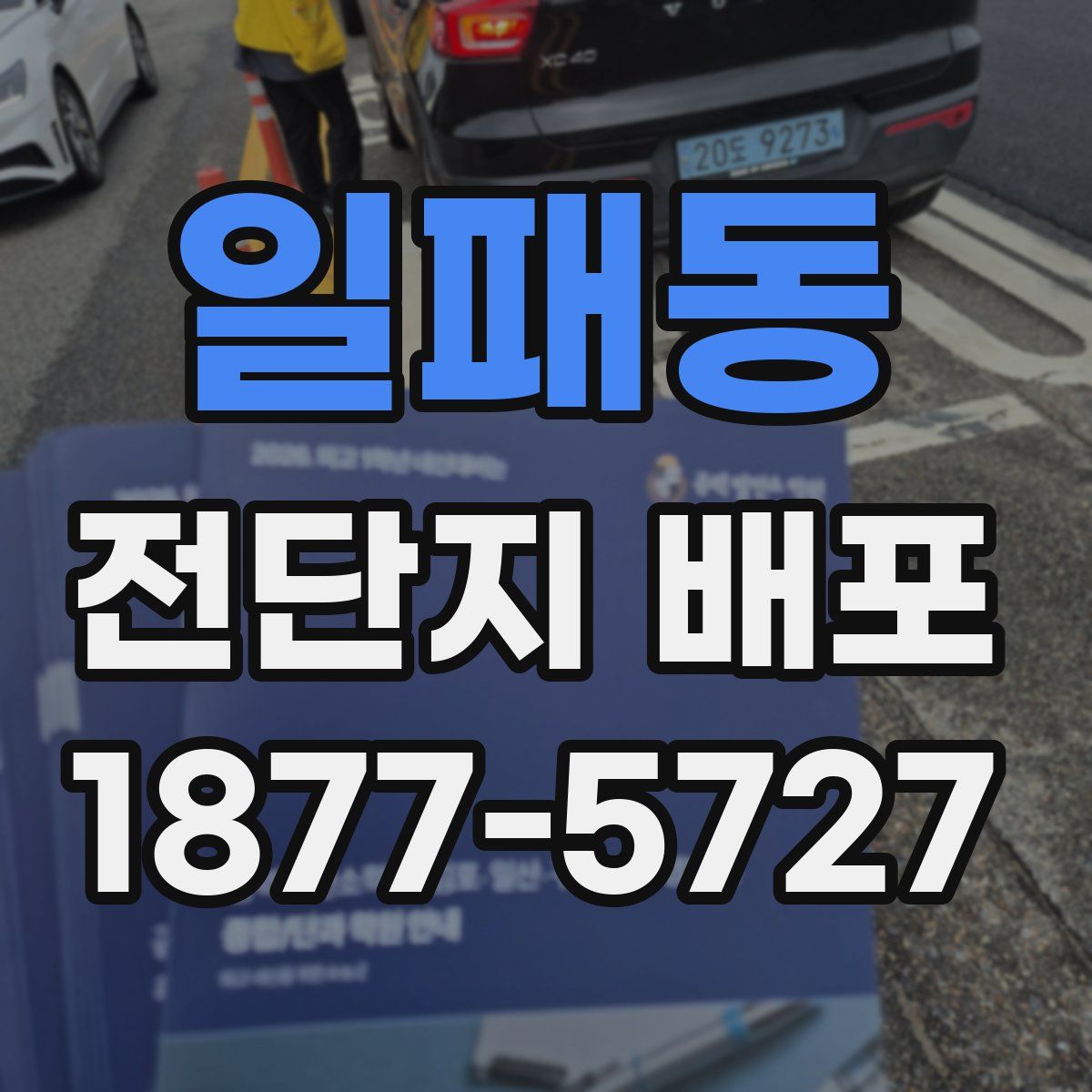 일패동 전단지 배포